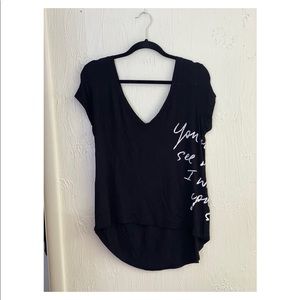 Black Bebe top.